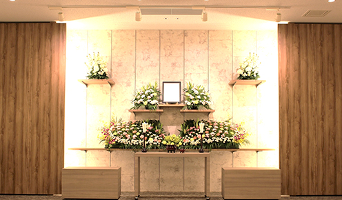 家族葬にも対応の虹のホール