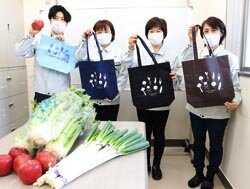 オリジナルエコバッグで消費宣伝