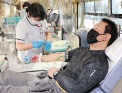 青年部が献血ボランティア　コロナ禍の血液不足解消へ貢献