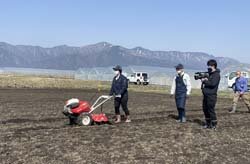 テレビで家庭菜園　農業の魅力PR