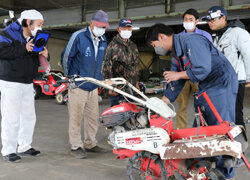 農作業事故ゼロと省力化を目指して　農業機械の安全使用講習会