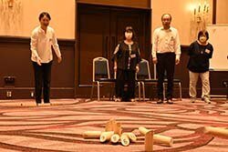女性部の活躍を願い　モルックで交流