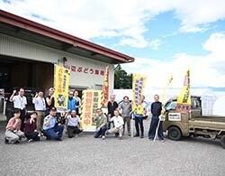 農産物盗難、許さない　JA松本ハイランド山辺支所がPR