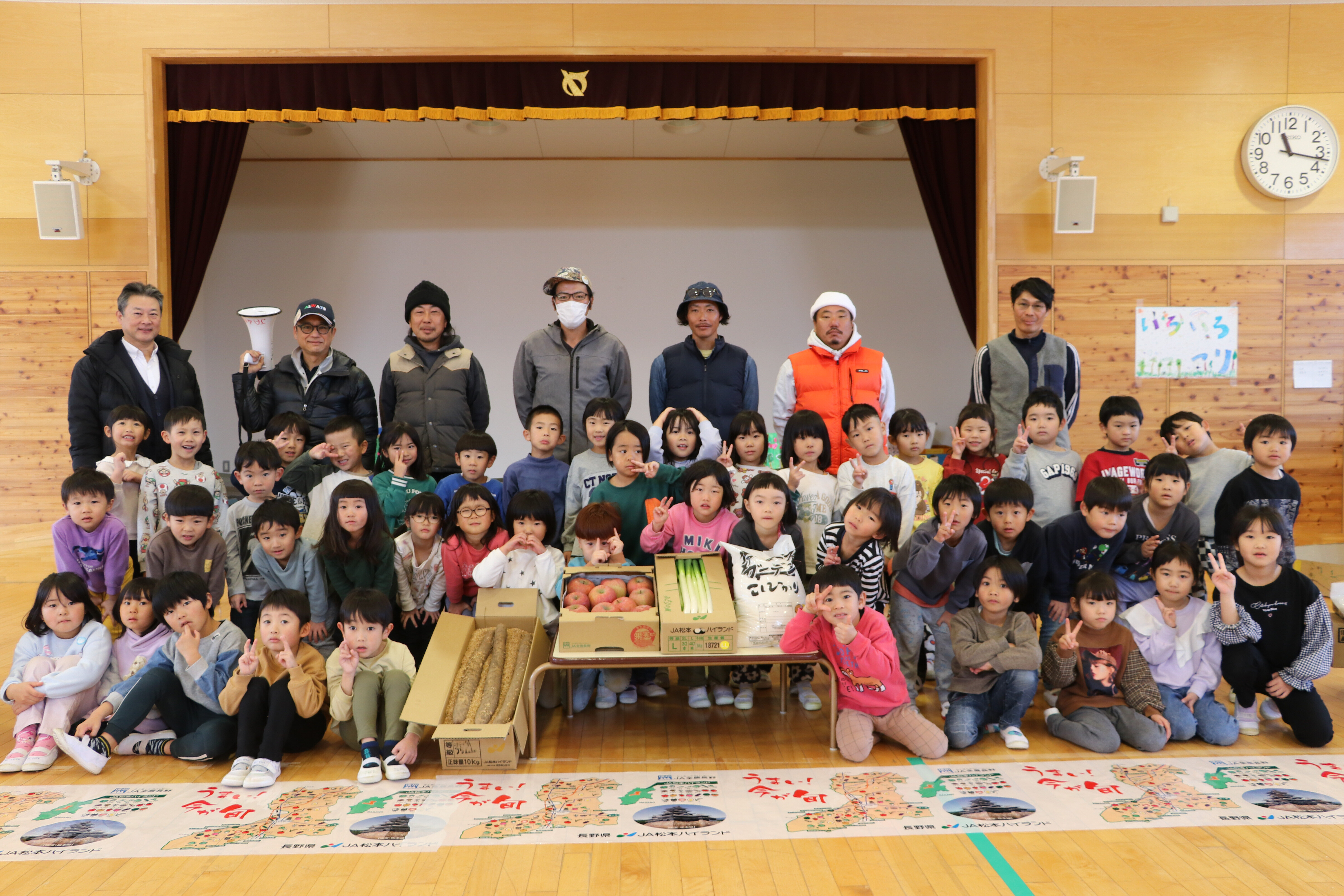 農作物を保育園に寄贈　青年部山形支部