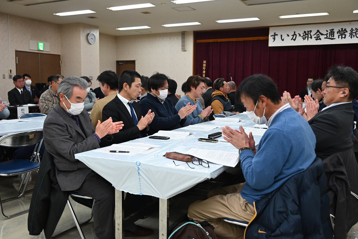 共選所発足以来最高単価で推移　すいか部会通常総会開催