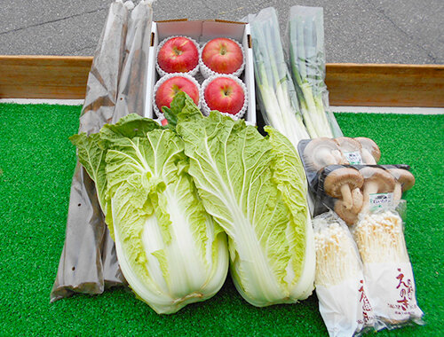 鍋にもおすすめ農産物が集合！