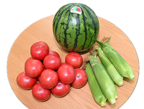 すいかをはじめ、夏野菜がおすすめ